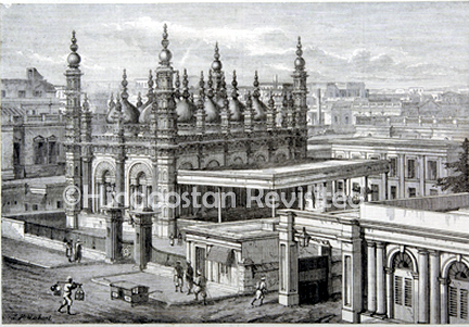 /data/Original Prints/Topography Views, City Views, Landscapes/THE MOSQUE OF GHOLAUM MAHOMED, CALCUTTA.jpg